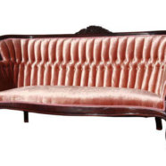 Rose Velvet High Back