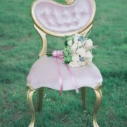 Pink Vanity Chair