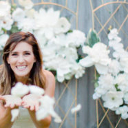 Golden Flower Trellis