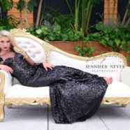 Bombshell on the Gold & Ivory Diamond Chaise