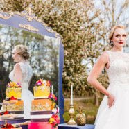 Purple Mirrored Vanity