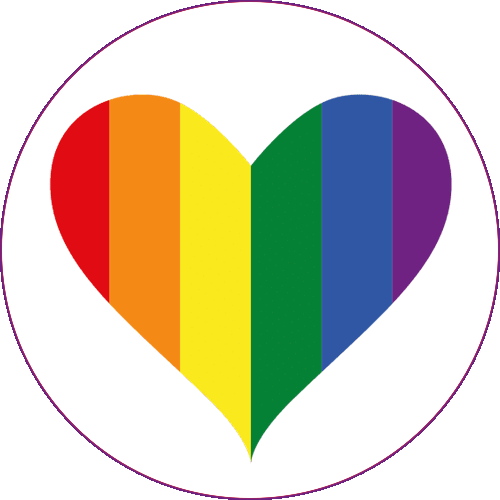 rainbow pride heart