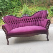 Royal Purple Settee