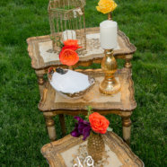 Stacked Vintage Tables