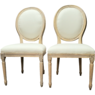 Ivory Linen Classic Natural Chairs