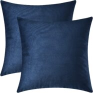 Blue Velvet Throw Pillows