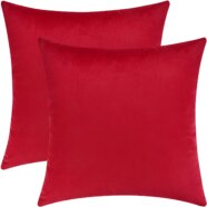 Red Velvet Throw Pillows