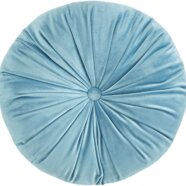 Aqua Pintuck Pillow