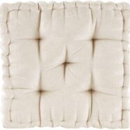 White Square Floor Pillow