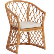 Boho Rattan Armchairs