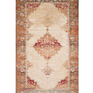 Boho Terracotta & Ivory Rug