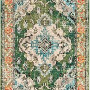 Boho Sage Green Rug