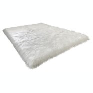 Mod White Fur Rug