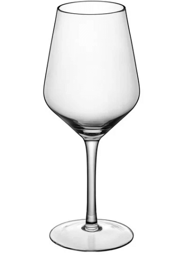 Silhouette Red & White Wine Glass