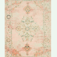 Dusty Blush Pink Oriental Rug