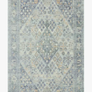 Vintage Boho Dusty Blue Rug