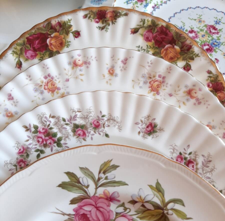 Vintage Salad Plates