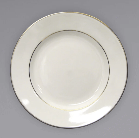 Florentine Gold Rim Appetizer Plate