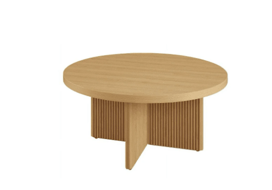 Oak Fluted Coffee Table