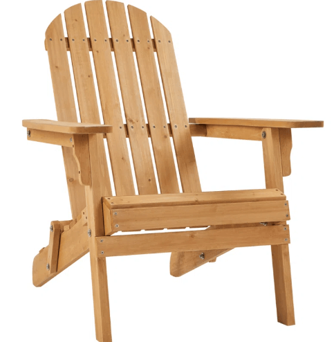 Natural Wood Adirondack Chairs