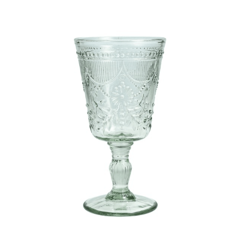 Debutante Sage Green Glass Goblet